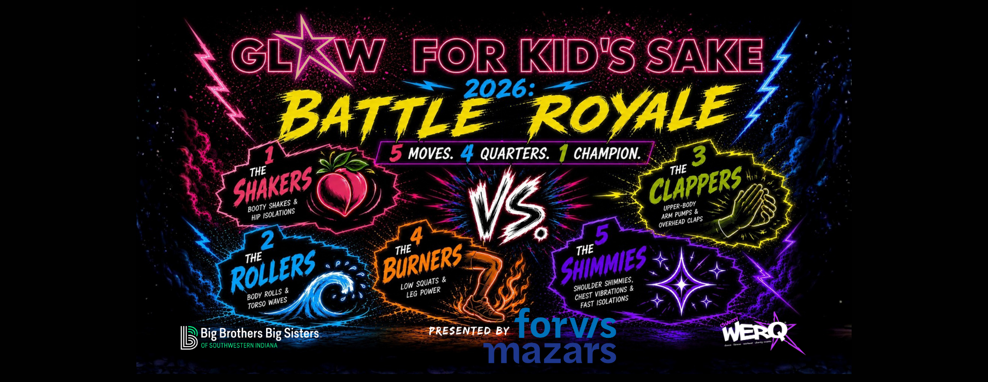 Glow for Kids' Sake charityWERQ 2026 | 50/50 Raffle